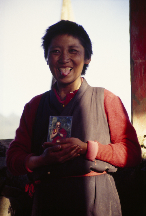95 B 28 49a 1995 Crazy Nun w Dalai Lama Photo
