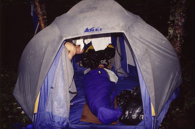 95 B 77 136b 1995 Todd Sick in Tent