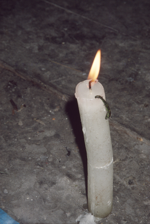 97 A 24 16 1997 Leech on Candle