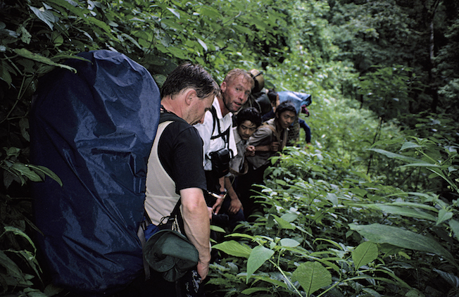 61 1995 TG Gil Ken w Porters in Rainy Jungle